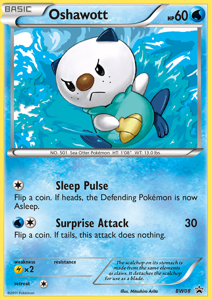 Oshawott (BW08) [Black & White: Black Star Promos] | Clutch Gaming