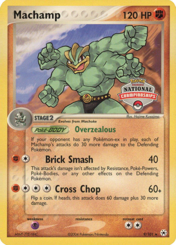 Machamp (9/101) (National Championships Promo) [EX: Hidden Legends] | Clutch Gaming