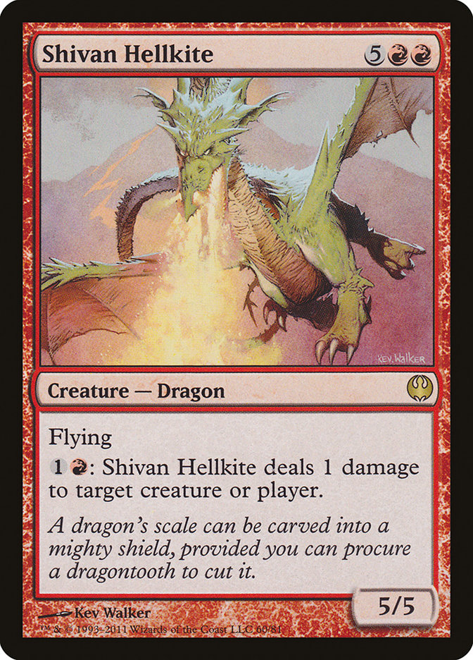 Shivan Hellkite [Duel Decks: Knights vs. Dragons] | Clutch Gaming