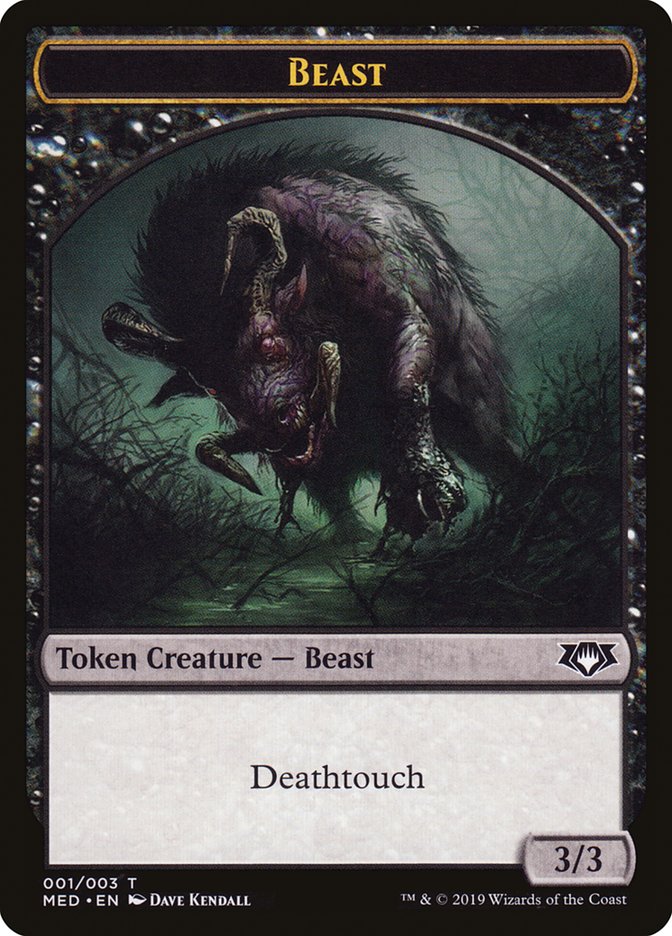 Beast Token [Mythic Edition Tokens] | Clutch Gaming