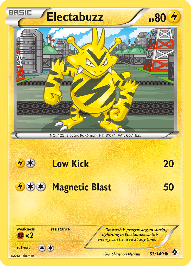 Electabuzz (53/149) [Black & White: Boundaries Crossed] | Clutch Gaming