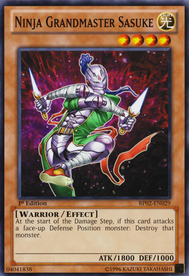 Ninja Grandmaster Sasuke [BP02-EN029] Common | Clutch Gaming