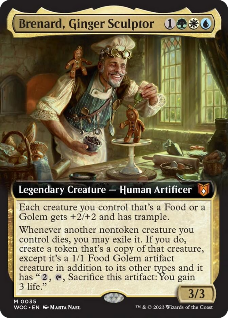 Brenard, Ginger Sculptor (Extended Art) [Wilds of Eldraine Commander] | Clutch Gaming