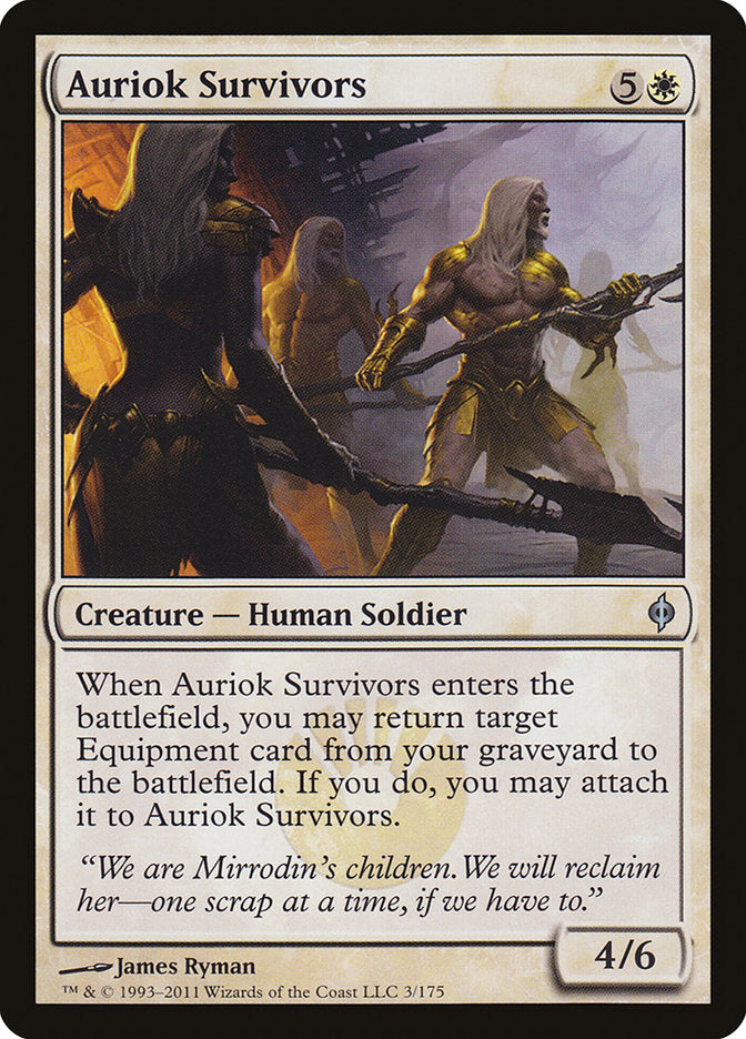 Auriok Survivors [New Phyrexia] | Clutch Gaming