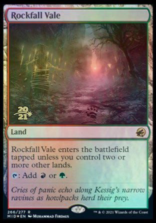 Rockfall Vale [Innistrad: Midnight Hunt Prerelease Promos] | Clutch Gaming