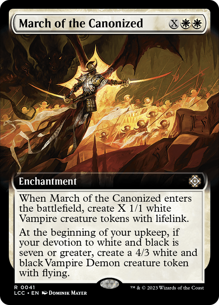 March of the Canonized (Extended Art) [The Lost Caverns of Ixalan Commander] | Clutch Gaming