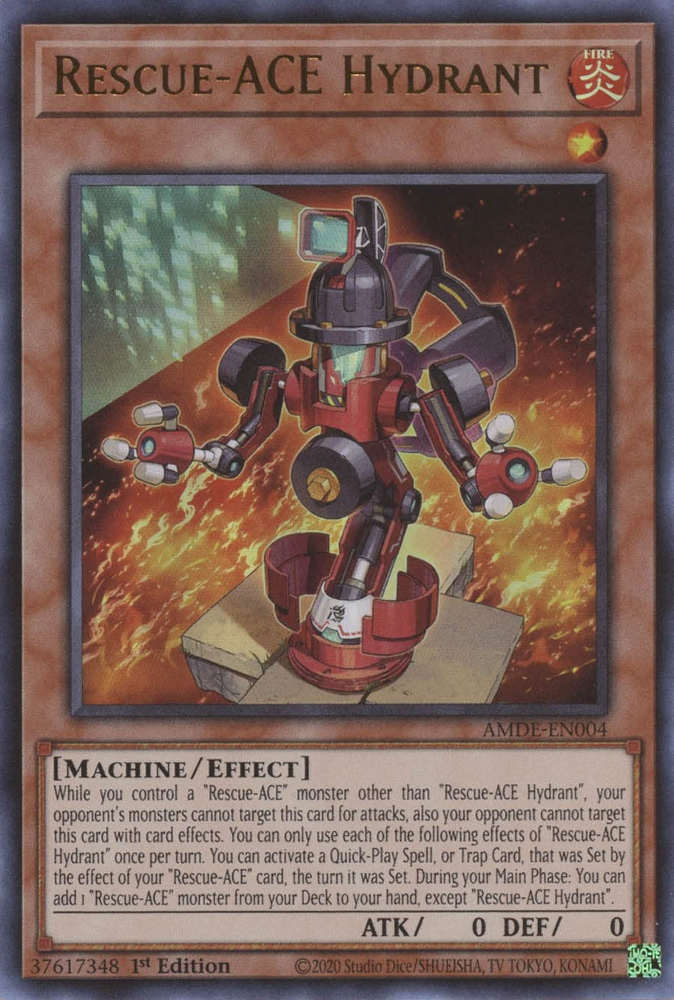 Rescue-ACE Hydrant [AMDE-EN004] Ultra Rare | Clutch Gaming