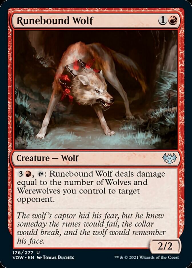 Runebound Wolf [Innistrad: Crimson Vow] | Clutch Gaming