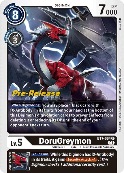 DoruGreymon [BT7-064] [Next Adventure Pre-Release Cards] | Clutch Gaming