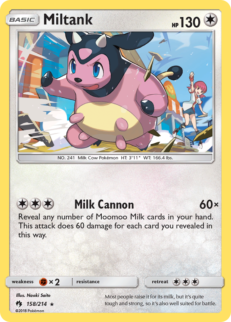 Miltank (158/214) [Sun & Moon: Lost Thunder] | Clutch Gaming