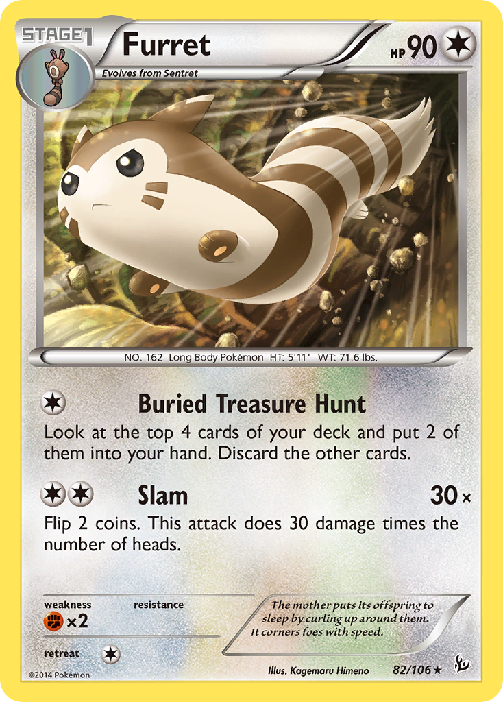 Furret (82/106) [XY: Flashfire] | Clutch Gaming