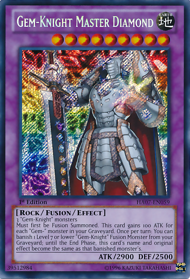 Gem-Knight Master Diamond [HA07-EN059] Secret Rare | Clutch Gaming