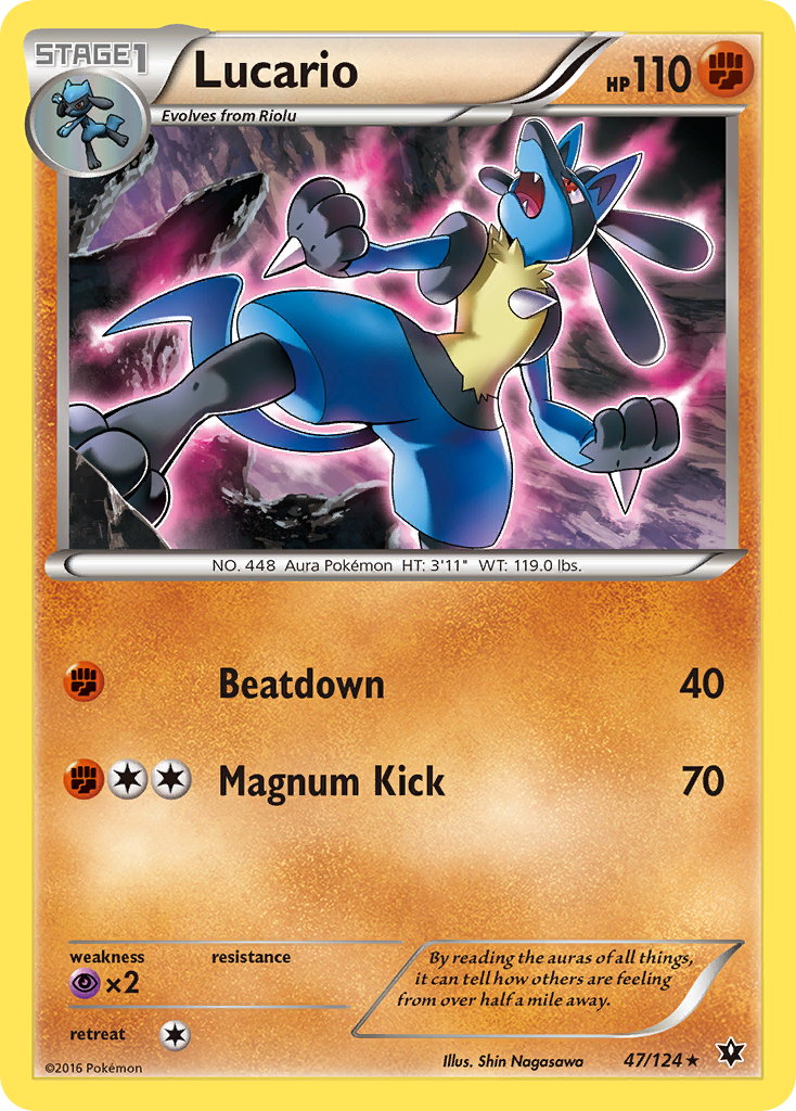 Lucario (47/124) [XY: Fates Collide] | Clutch Gaming