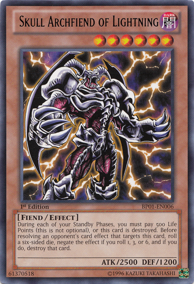 Skull Archfiend of Lightning [BP01-EN006] Rare | Clutch Gaming