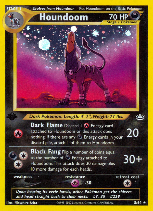 Houndoom (8/64) [Neo Revelation 1st Edition] | Clutch Gaming