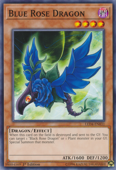 Blue Rose Dragon [LED4-EN031] Common | Clutch Gaming