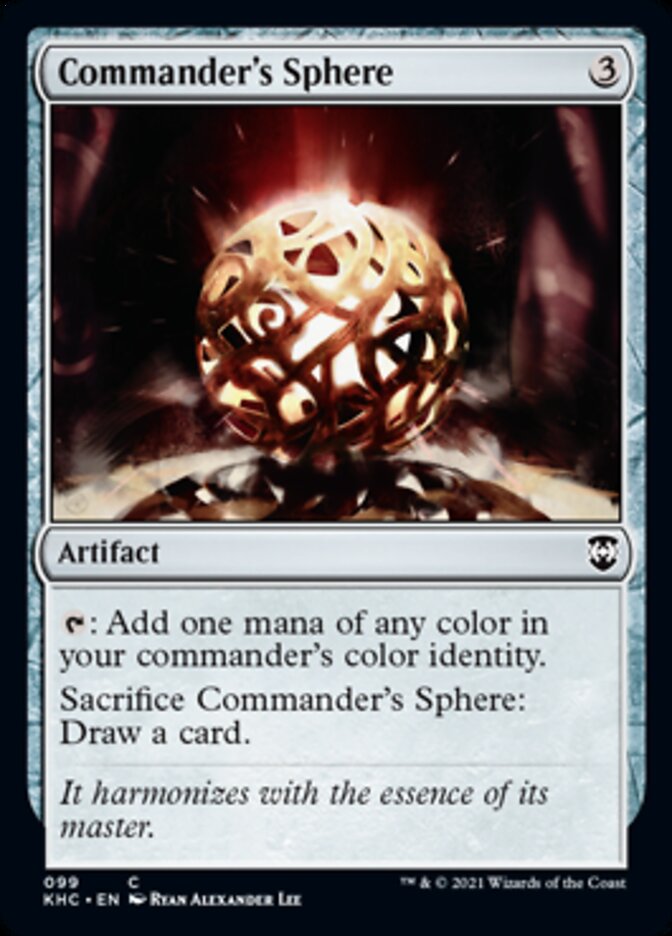 Commander's Sphere [Kaldheim Commander] | Clutch Gaming