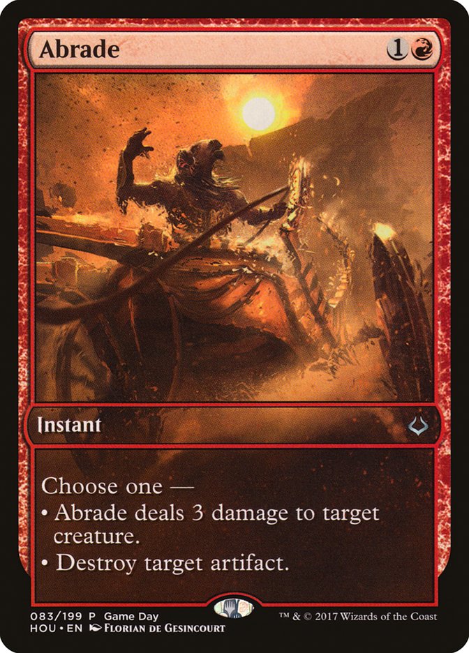 Abrade (Game Day) [Hour of Devastation Promos] | Clutch Gaming