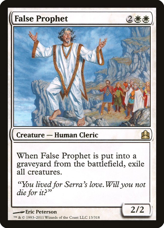 False Prophet [Commander 2011] | Clutch Gaming