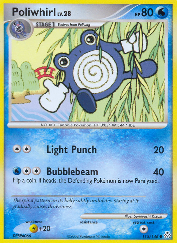 Poliwhirl (115/146) [Diamond & Pearl: Legends Awakened] | Clutch Gaming