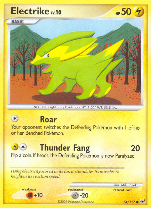 Electrike (74/127) [Platinum: Base Set] | Clutch Gaming