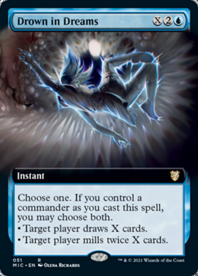 Drown in Dreams (Extended Art) [Innistrad: Midnight Hunt Commander] | Clutch Gaming