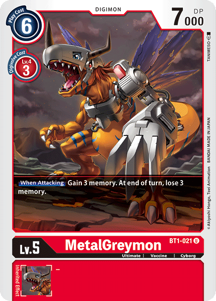 MetalGreymon [BT1-021] [Release Special Booster Ver.1.0] | Clutch Gaming