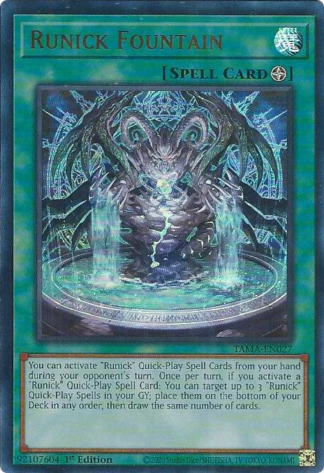 Runick Fountain [TAMA-EN027] Ultra Rare | Clutch Gaming
