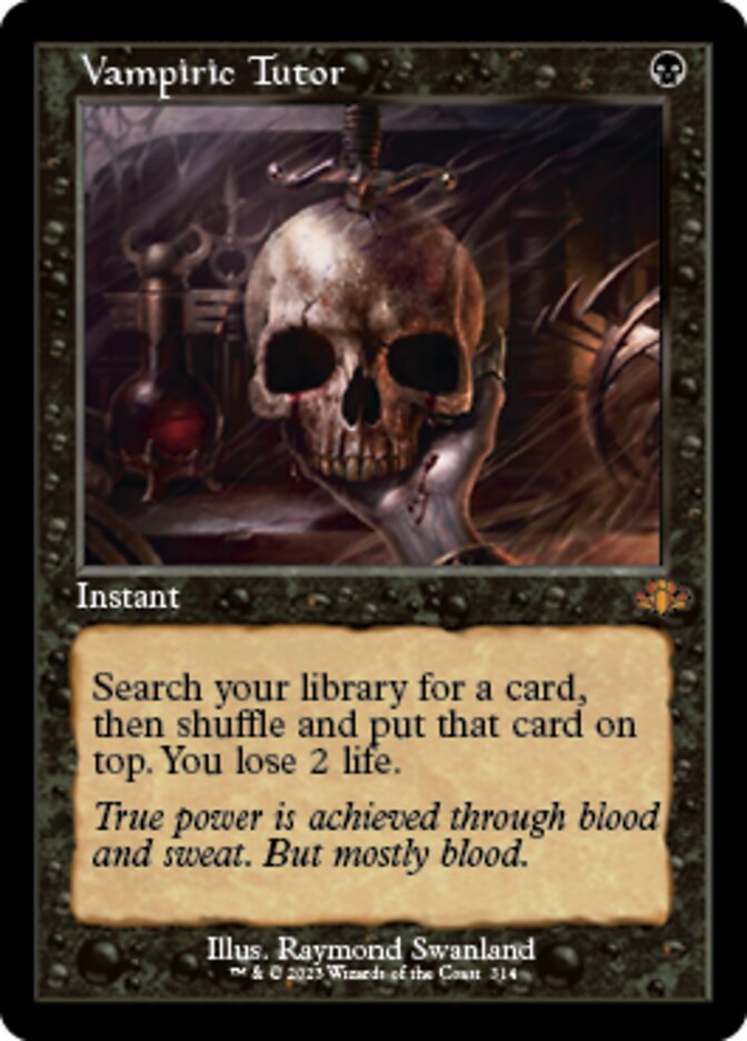 Vampiric Tutor (Retro) [Dominaria Remastered] | Clutch Gaming
