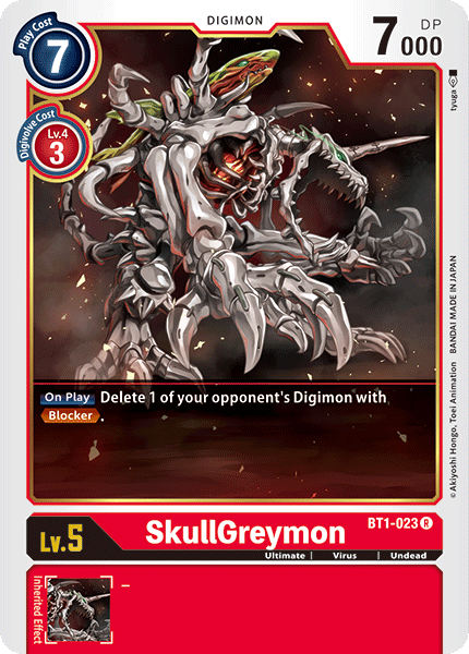 SkullGreymon [BT1-023] [Release Special Booster Ver.1.0] | Clutch Gaming