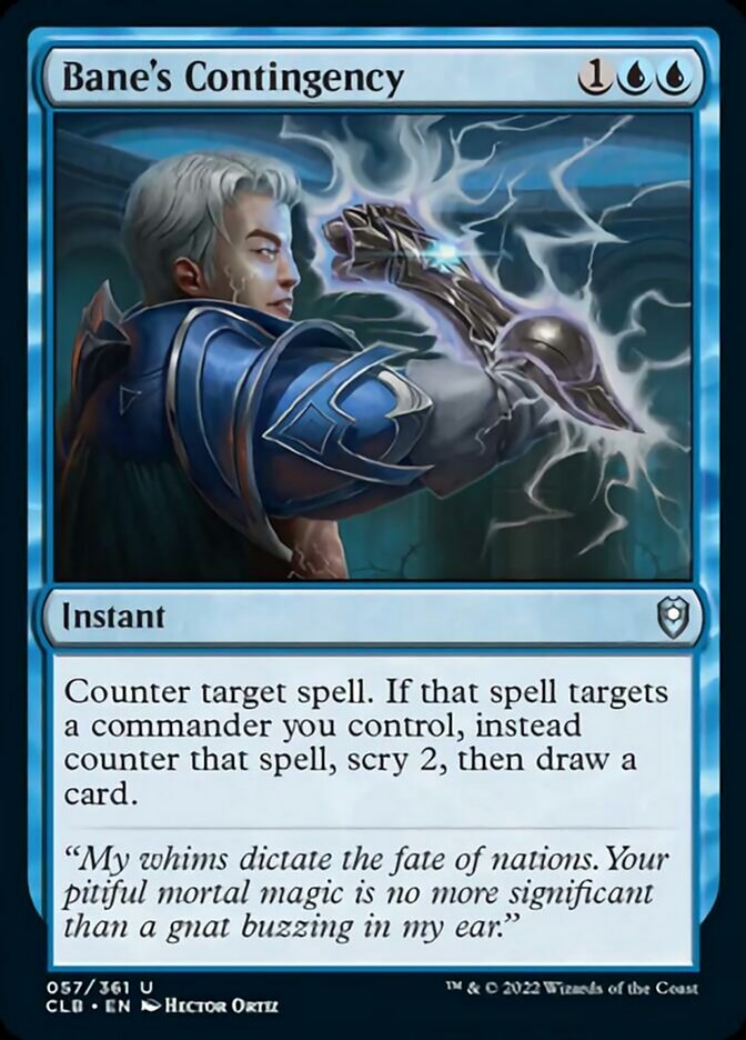 Bane's Contingency [Commander Legends: Battle for Baldur's Gate] | Clutch Gaming
