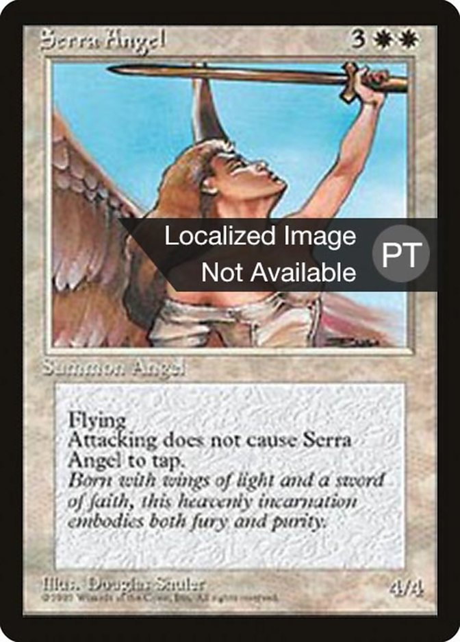 Serra Angel [Fourth Edition (Foreign Black Border)] | Clutch Gaming