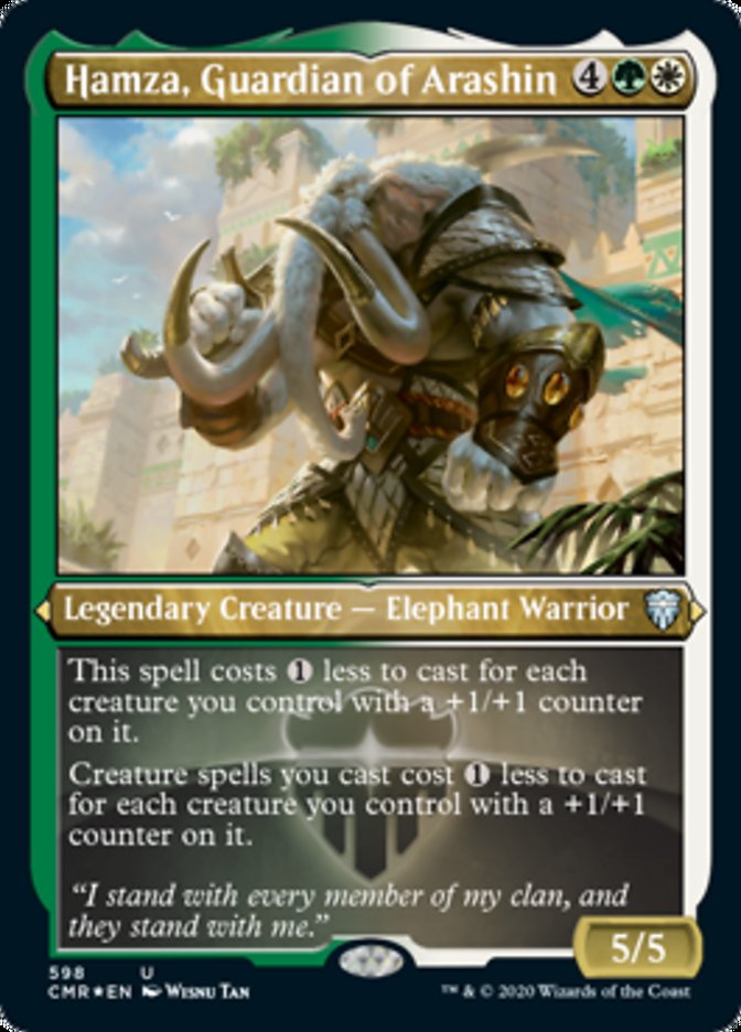 Hamza, Guardian of Arashin (Etched) [Commander Legends] | Clutch Gaming