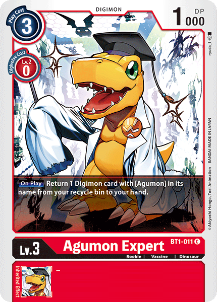 Agumon Expert [BT1-011] [Release Special Booster Ver.1.0] | Clutch Gaming