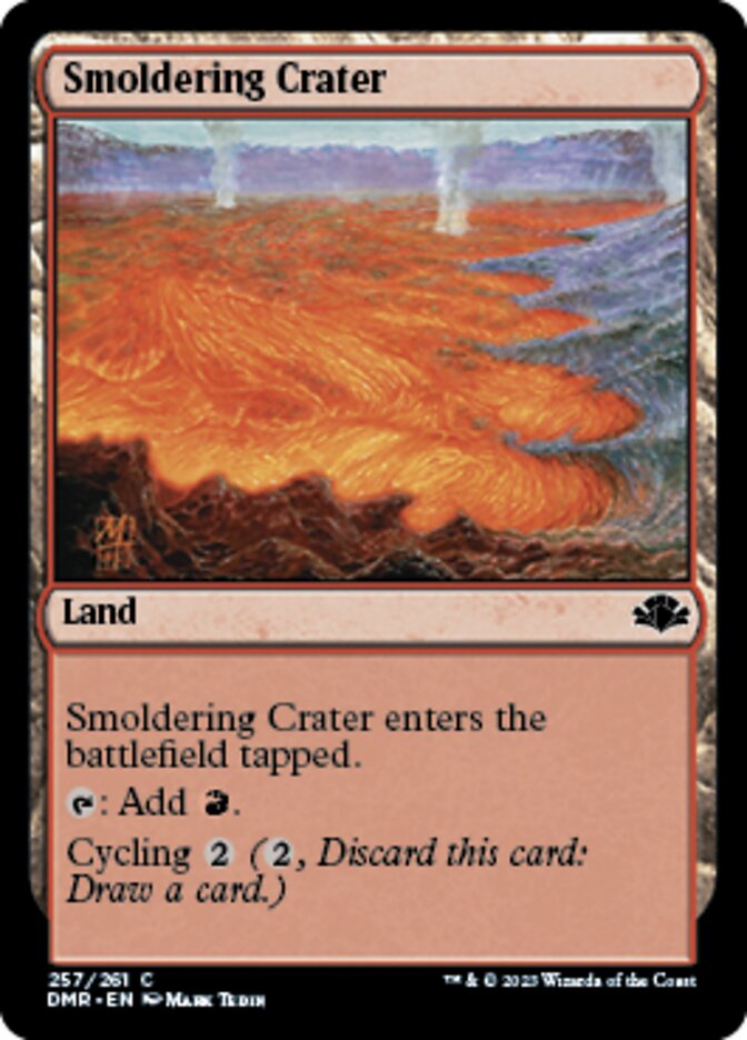 Smoldering Crater [Dominaria Remastered] | Clutch Gaming