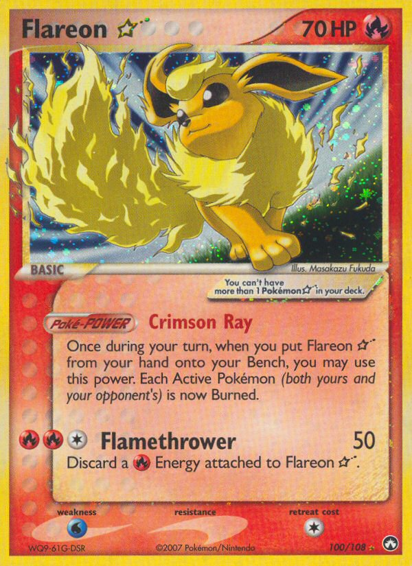 Flareon Star (100/108) [EX: Power Keepers] | Clutch Gaming