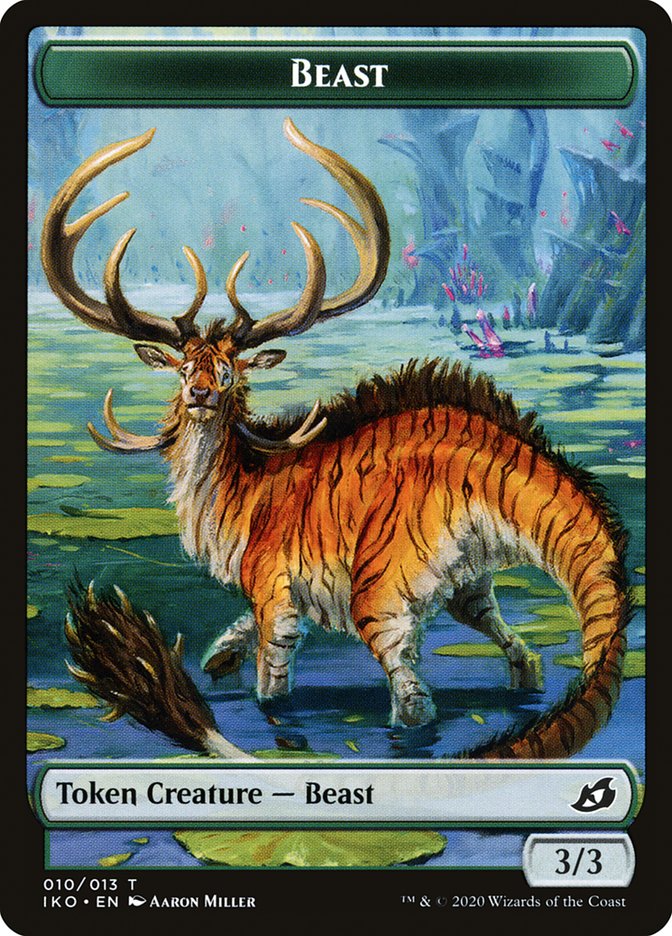 Beast Token [Ikoria: Lair of Behemoths Tokens] | Clutch Gaming