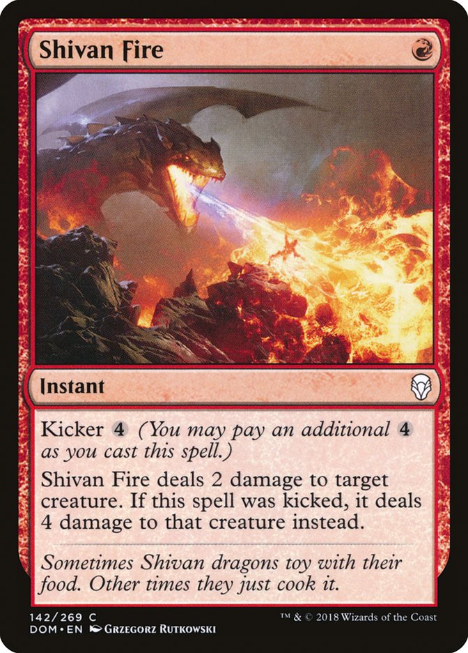 Shivan Fire [Dominaria] | Clutch Gaming