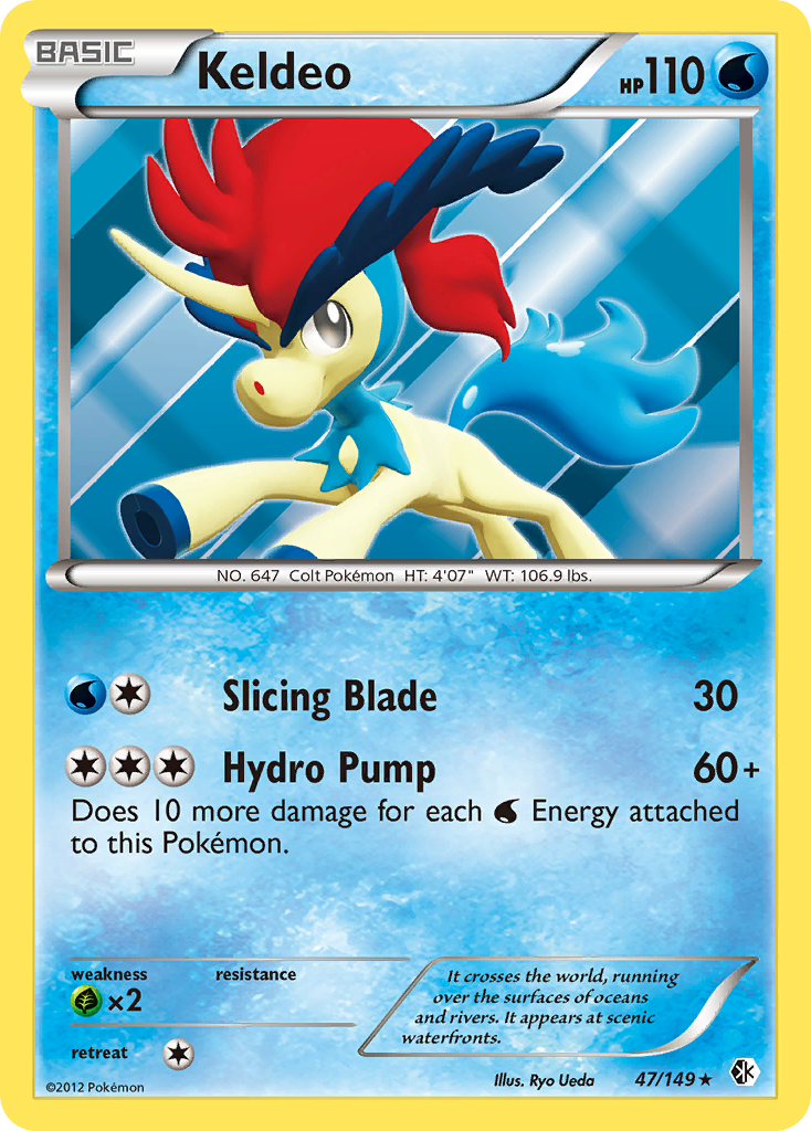 Keldeo (47/149) [Black & White: Boundaries Crossed] | Clutch Gaming