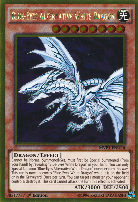 Blue-Eyes Alternative White Dragon [MVP1-ENG46] Gold Rare | Clutch Gaming