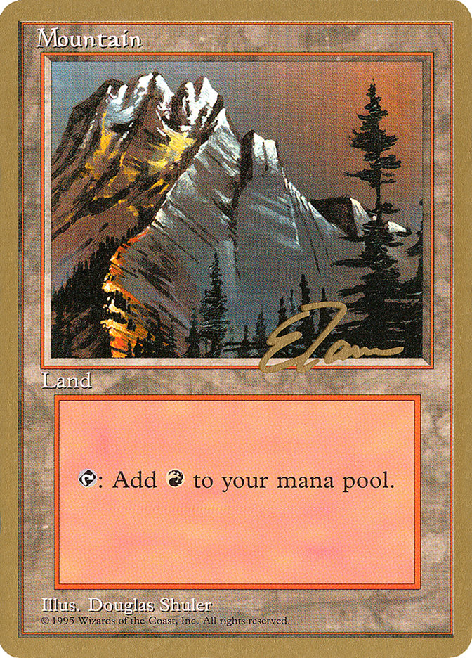 Mountain (et373) (Eric Tam) [Pro Tour Collector Set] | Clutch Gaming