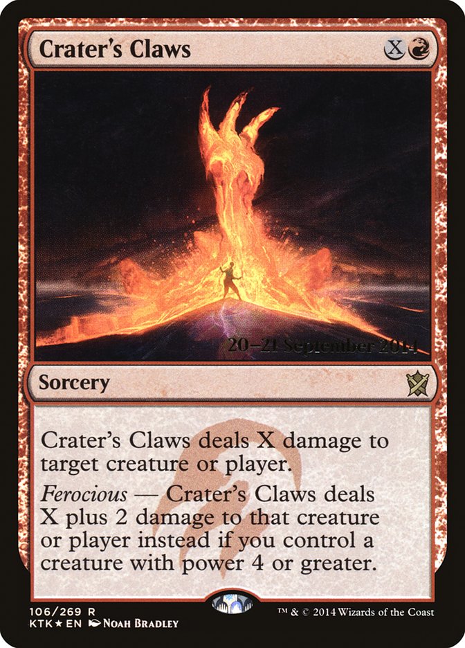 Crater's Claws [Khans of Tarkir Prerelease Promos] | Clutch Gaming