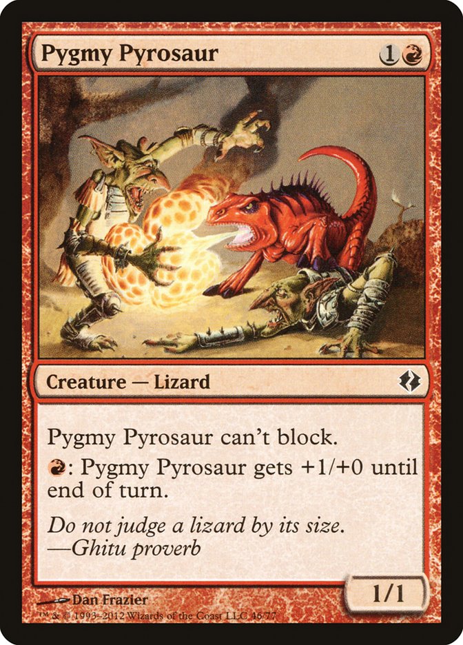 Pygmy Pyrosaur [Duel Decks: Venser vs. Koth] | Clutch Gaming