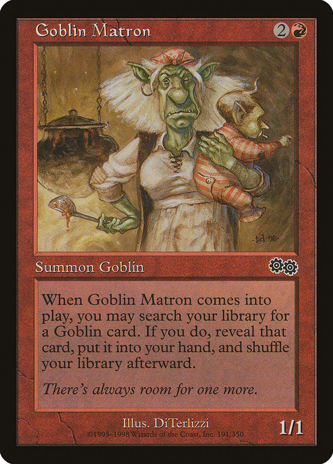 Goblin Matron [Urza's Saga] | Clutch Gaming