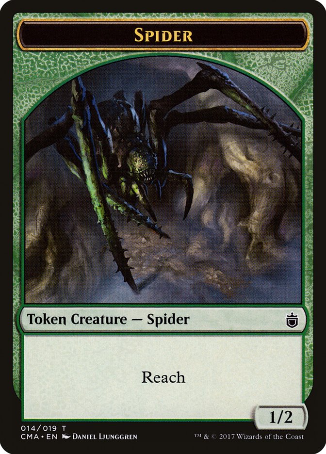 Spider Token [Commander Anthology Tokens] | Clutch Gaming