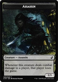 Assassin // Morph Double-Sided Token [Commander 2019 Tokens] | Clutch Gaming