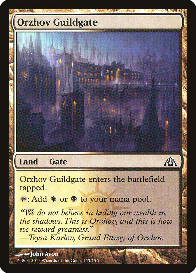 Orzhov Guildgate [Dragon's Maze] | Clutch Gaming