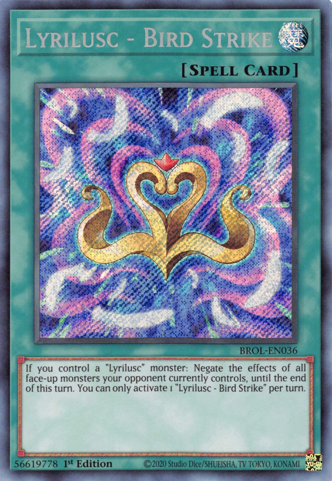 Lyrilusc - Bird Strike [BROL-EN036] Secret Rare | Clutch Gaming