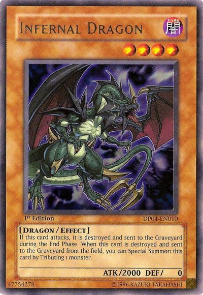 Infernal Dragon [DP04-EN010] Ultra Rare | Clutch Gaming