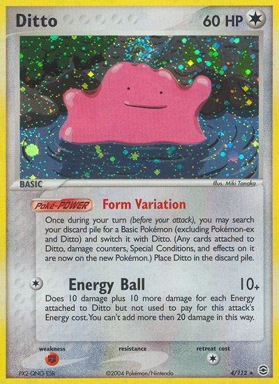 Ditto (4/112) [EX: FireRed & LeafGreen] | Clutch Gaming